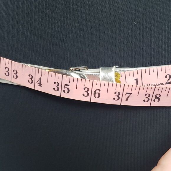 Y2K Silver Belt M/L - Picture 3 of 6